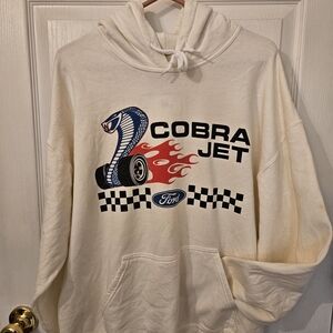Ford Cobra Jet White Hoodie